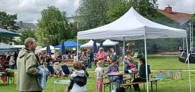 Das Festival fand auf der städtischen Grünanlage Bleiche statt