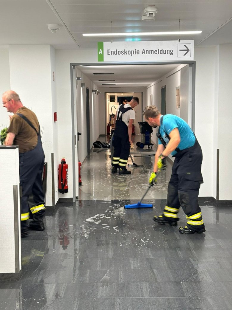 Wasserschaden in der Asklepios Klinik