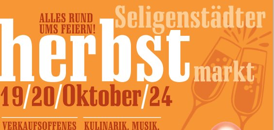 Plakat Herbstmarkt