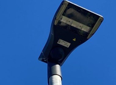 Leuchte mit Radarsensor am Rödchesweg