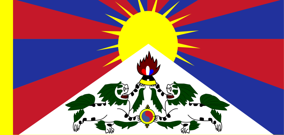 Tibet Flagge